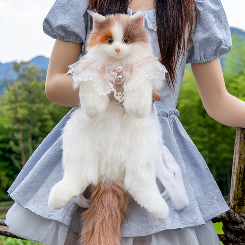 Chocolate Calico Cat Backpack