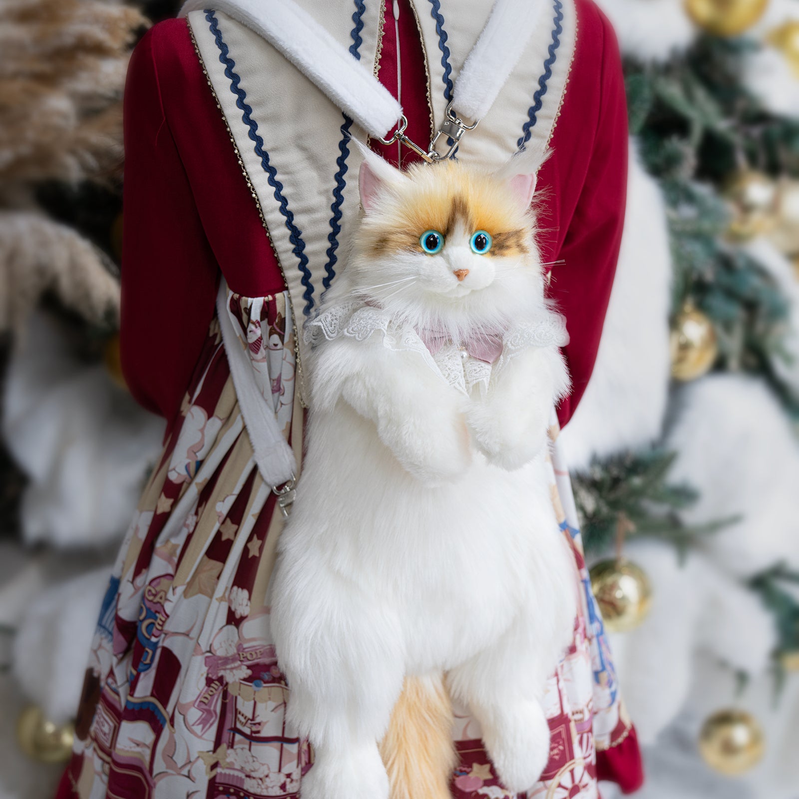 Flame Point Cat Backpack