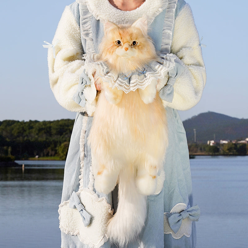 Cream Maine Coon Backpack