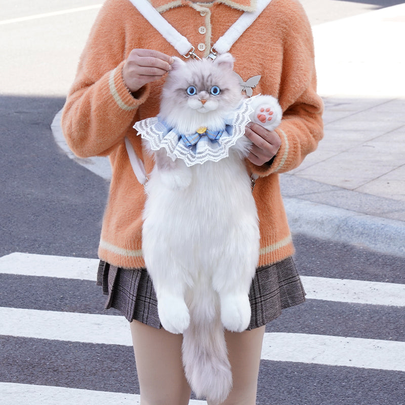 Coffee Tabby Cat Backpack