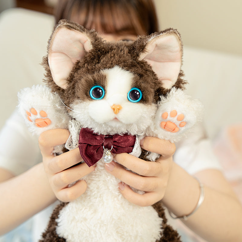 Solid Black Devon Rex Cat Backpack