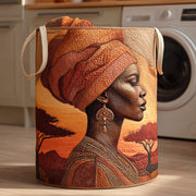 Afro Glow Quilted Laundry Basket NCU0NTD710