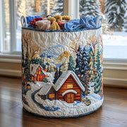 Alpine Glow Quilted Laundry Basket NCU0NNT1641