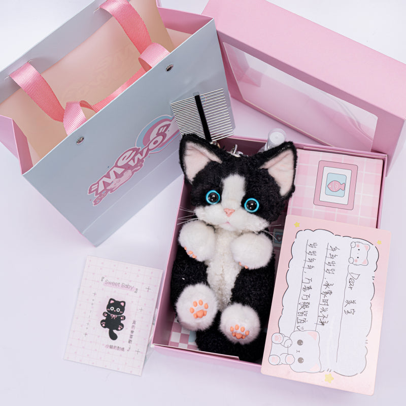 Devon Rex Cat Keychain