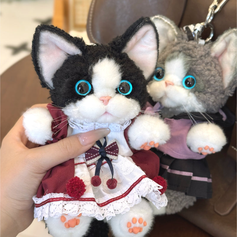 Devon Rex Cat Keychain