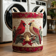 Cardinal Winter Glow Quilted Laundry Basket NCU0NTD869