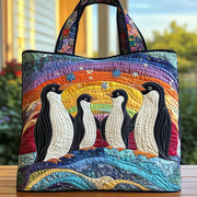Penguin Heaven Quilted Tote Bag GFTOHD10342