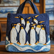 Penguin Heaven Quilted Tote Bag GFTOHD10349