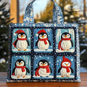 Winter Penguin Quilted Tote Bag GFTOHD10359