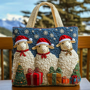 Festive Woolly Friends Quilted Tote Bag GFTOHD10365