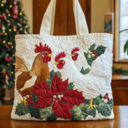Festive Chicken Quilted Tote Bag GFTOHD10378