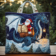 Holiday Dragon Ride Quilted Tote Bag GFTOHD10431