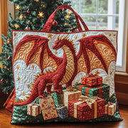The Christmas Dragon Quilted Tote Bag GFTOHD10433