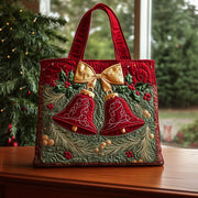 Christmas Bells Quilted Tote Bag GFTOHD10478