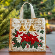 Christmas Bells Quilted Tote Bag GFTOHD10481
