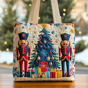 Festive Nutcracker Quilted Tote Bag GFTOHD10489
