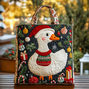 Festive Goose Quilted Tote Bag GFTOHD10510