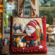 Joyful Gnomes Quilted Tote Bag GFTOHD10560