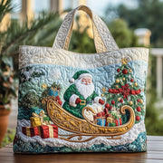 Joyful Santa Quilted Tote Bag GFTOHD10669