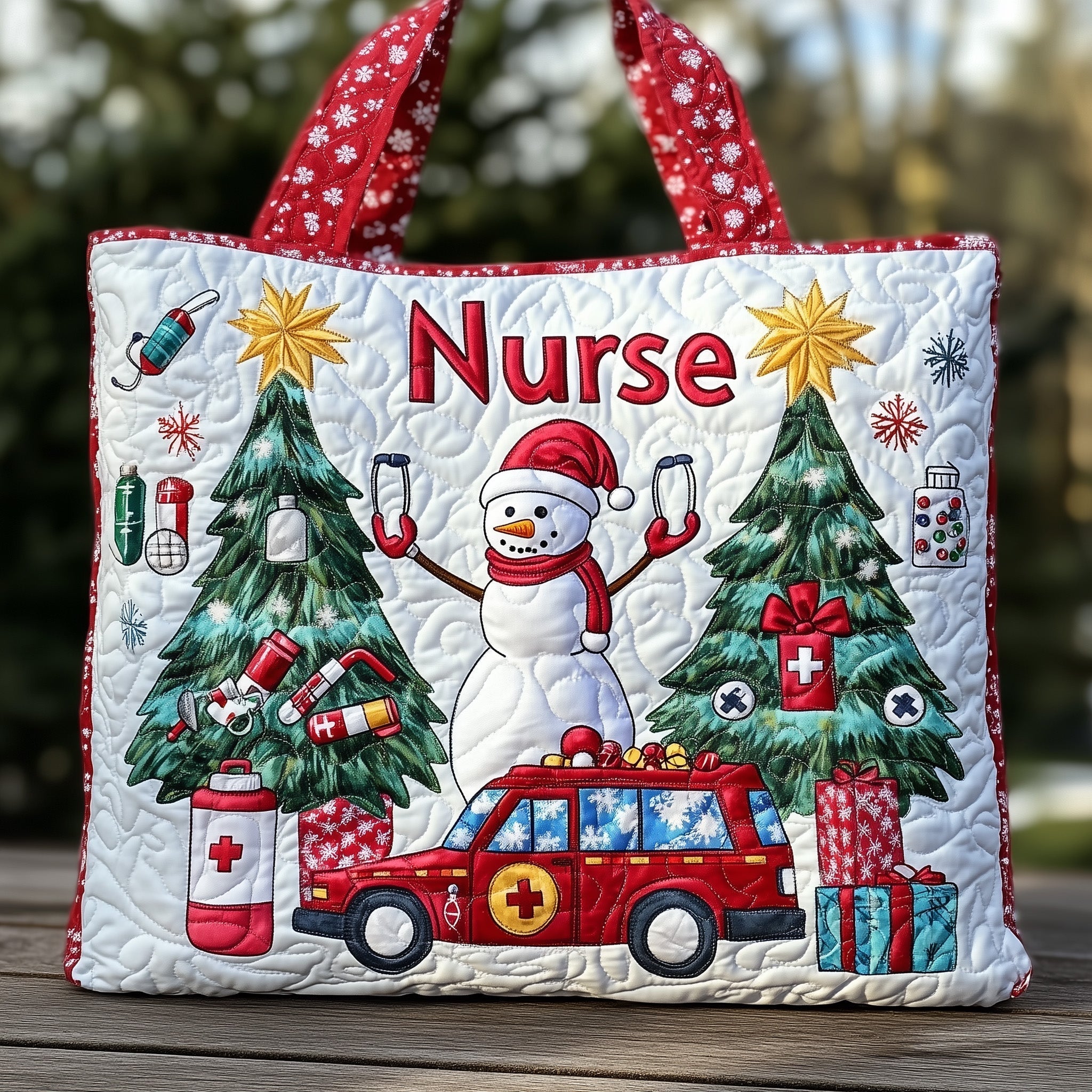 Nurse Quilted Tote Bag GFTOHD10695