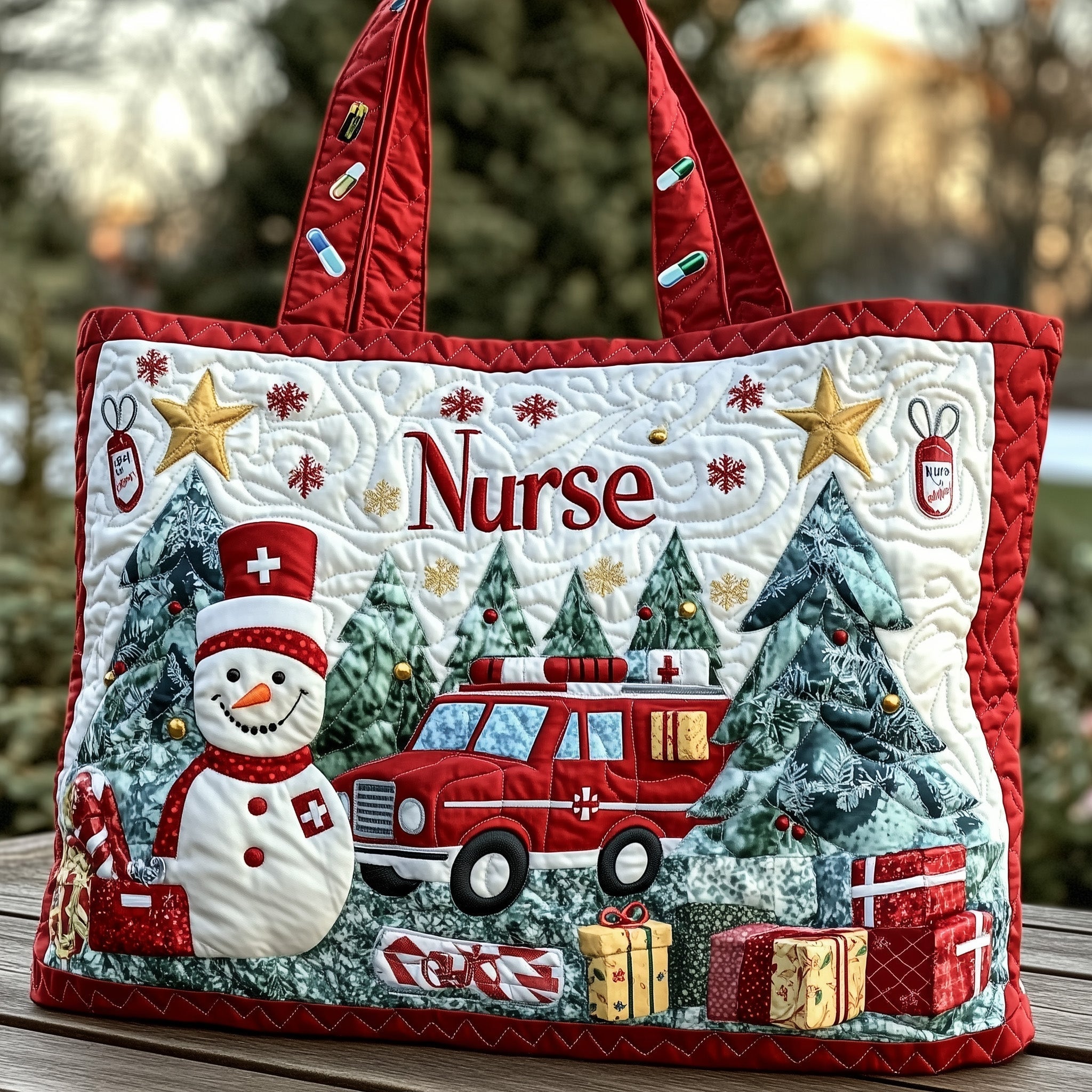 Nurse Quilted Tote Bag GFTOHD10696