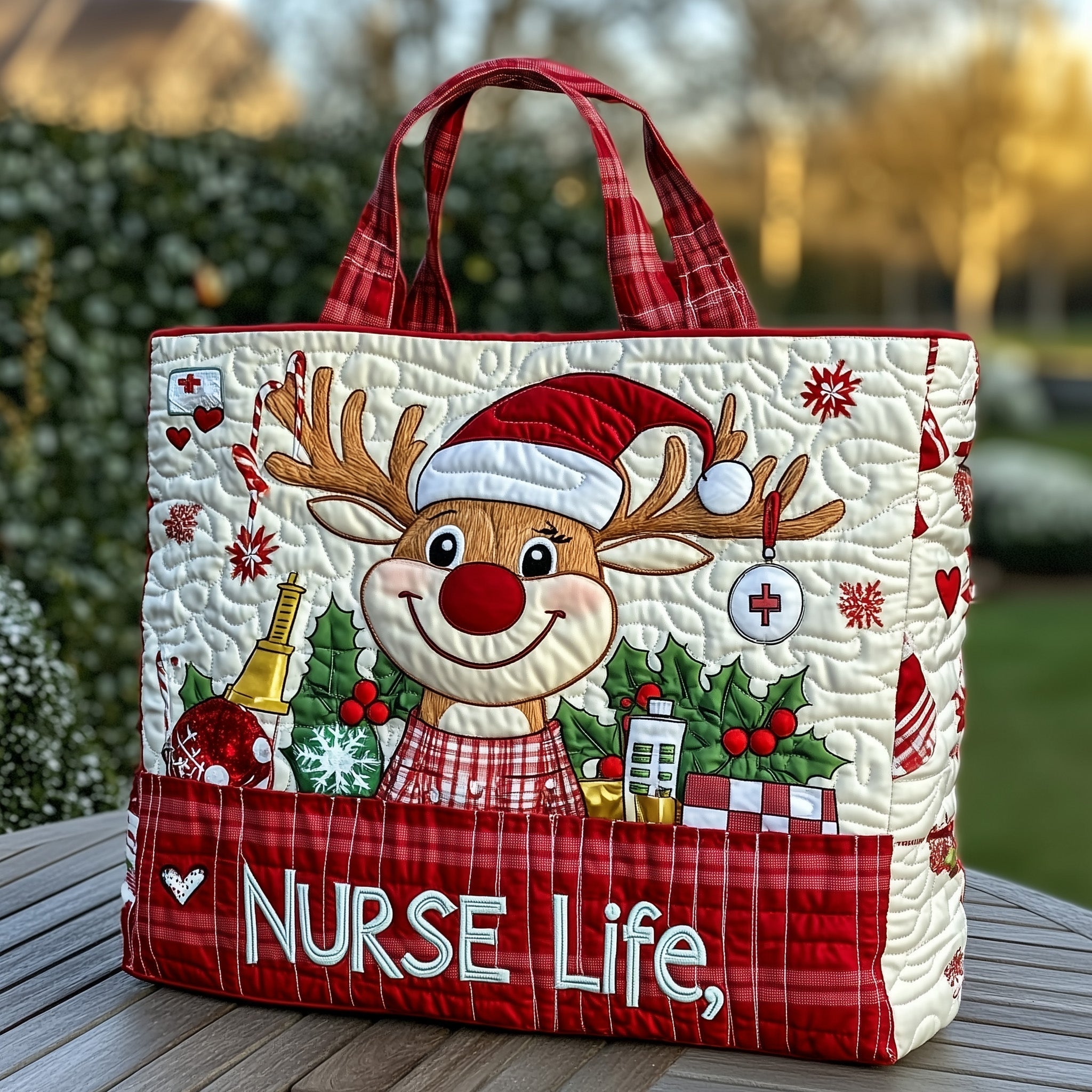 Nurse Quilted Tote Bag GFTOHD10699