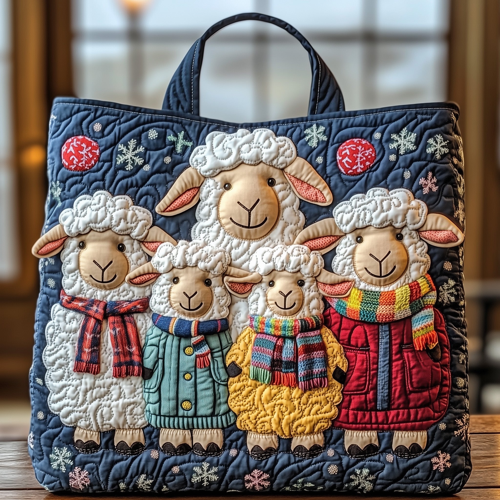 Sheep Heaven Quilted Tote Bag GFTOHD10854