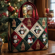 Christmas Patchwork Quilted Tote Bag GFTOHD12473