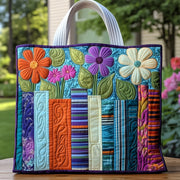 Garden of Books Quilted Tote Bag GFTOHD8096