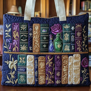 Mystic Bookshelf Quilted Tote Bag GFTOHD8098
