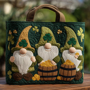 Lucky Gnomes Quilted Tote Bag GFTOHD8269