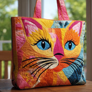 Whimsical Whiskers Quilted Tote Bag GFTOHD8299