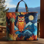 Owl Spirit Quilted Tote Bag GFTOHD8734