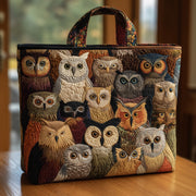 Owl Spirit Quilted Tote Bag GFTOHD8735
