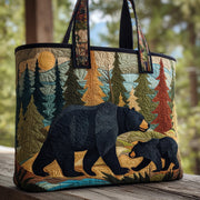 Majestic Bear Quilted Tote Bag GFTOHD8836