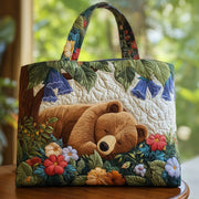 Majestic Bear Quilted Tote Bag GFTOHD8839