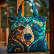 Majestic Bear Quilted Tote Bag GFTOHD8843