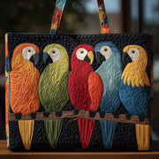 Parrot Paradise Quilted Tote Bag GFTOHD8851