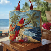 Parrot Paradise Quilted Tote Bag GFTOHD8859
