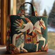Native Gnomes Quilted Tote Bag GFTOHD8992