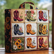 Cowboy Boots Quilted Tote Bag GFTOHD9008