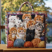 Cat Bliss Quilted Tote Bag GFTOHD9023