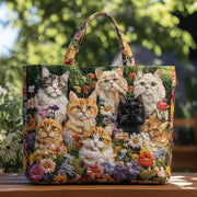Cat Bliss Quilted Tote Bag GFTOHD9032