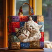 Cat Nap Quilted Tote Bag GFTOHD9047