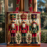 Festive Nutcracker Quilted Tote Bag GFTOHD9056