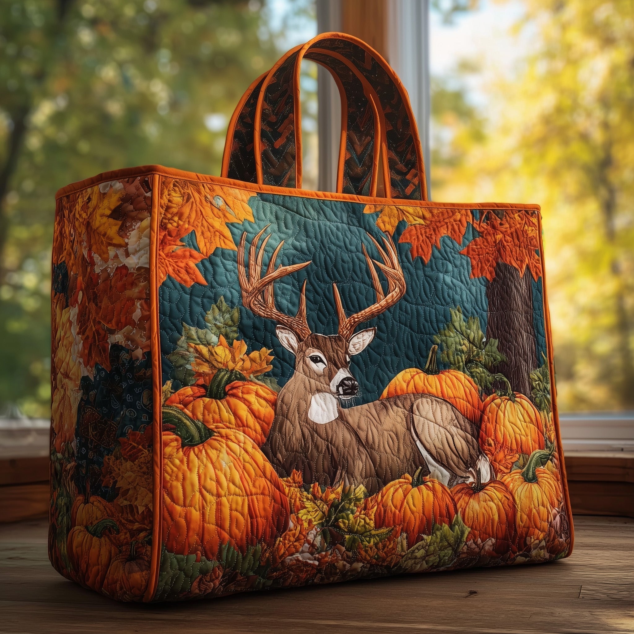 Deer Serenity Quilted Tote Bag GFTOHD9539