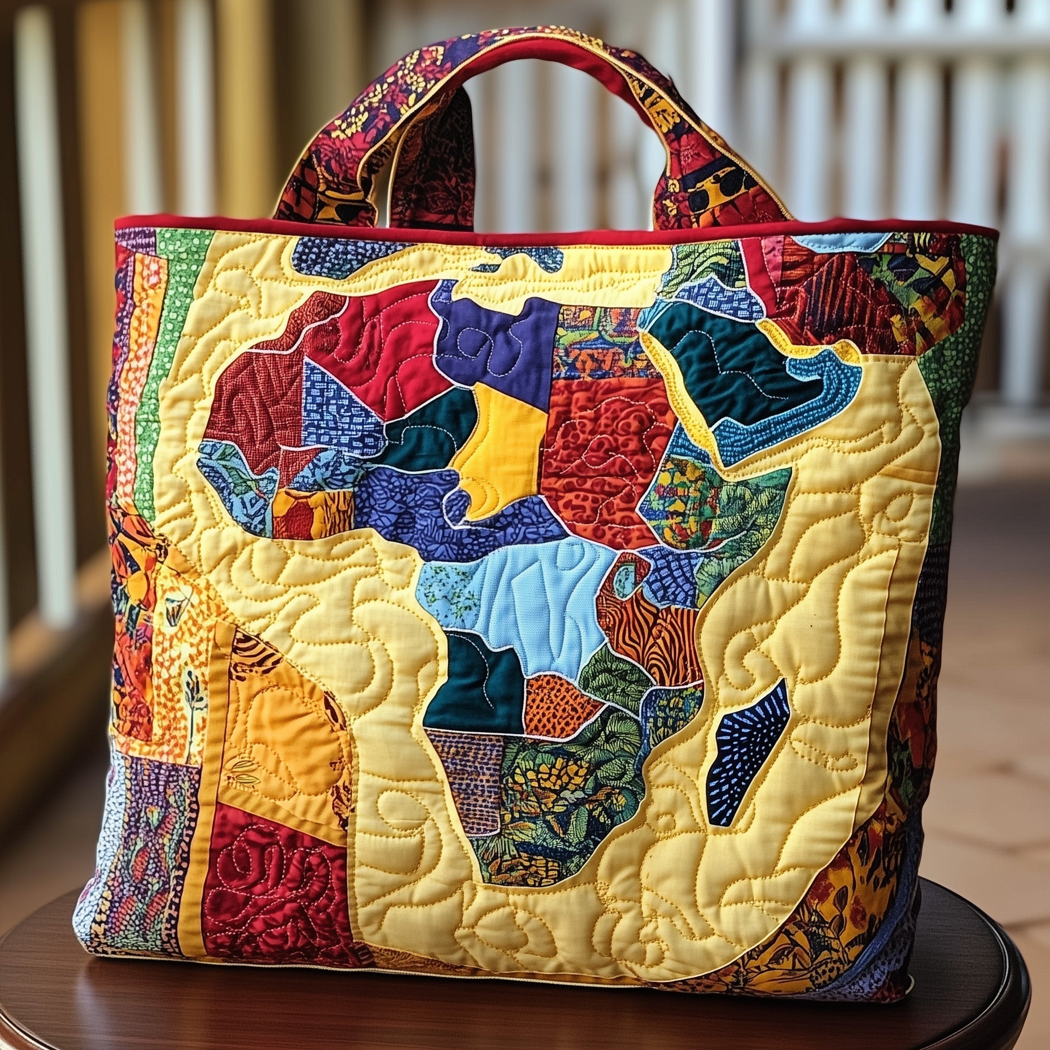 African Dream Quilted Tote Bag GFTOMA1532