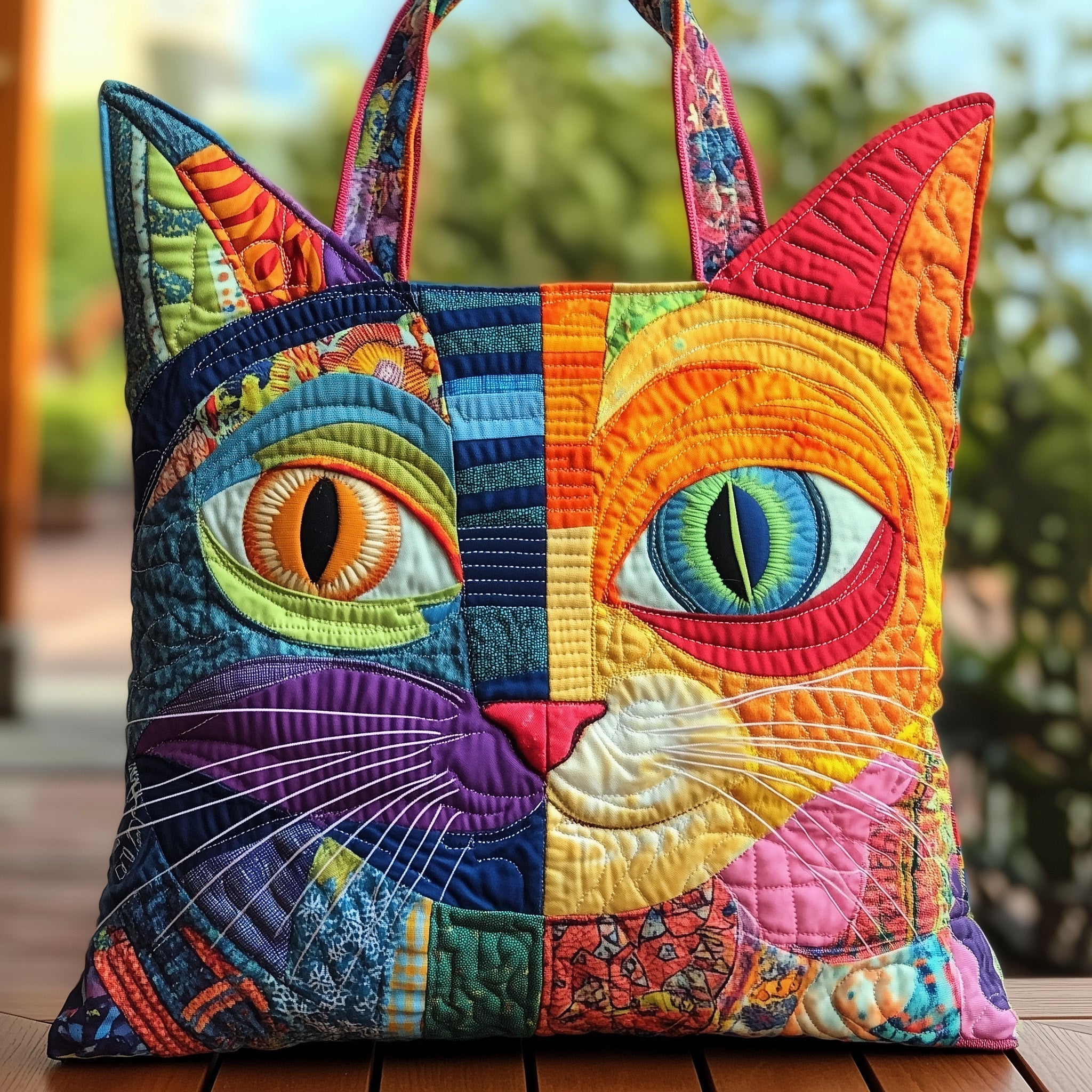 Cat Purrs Quilted Tote Bag GFTOMA1563