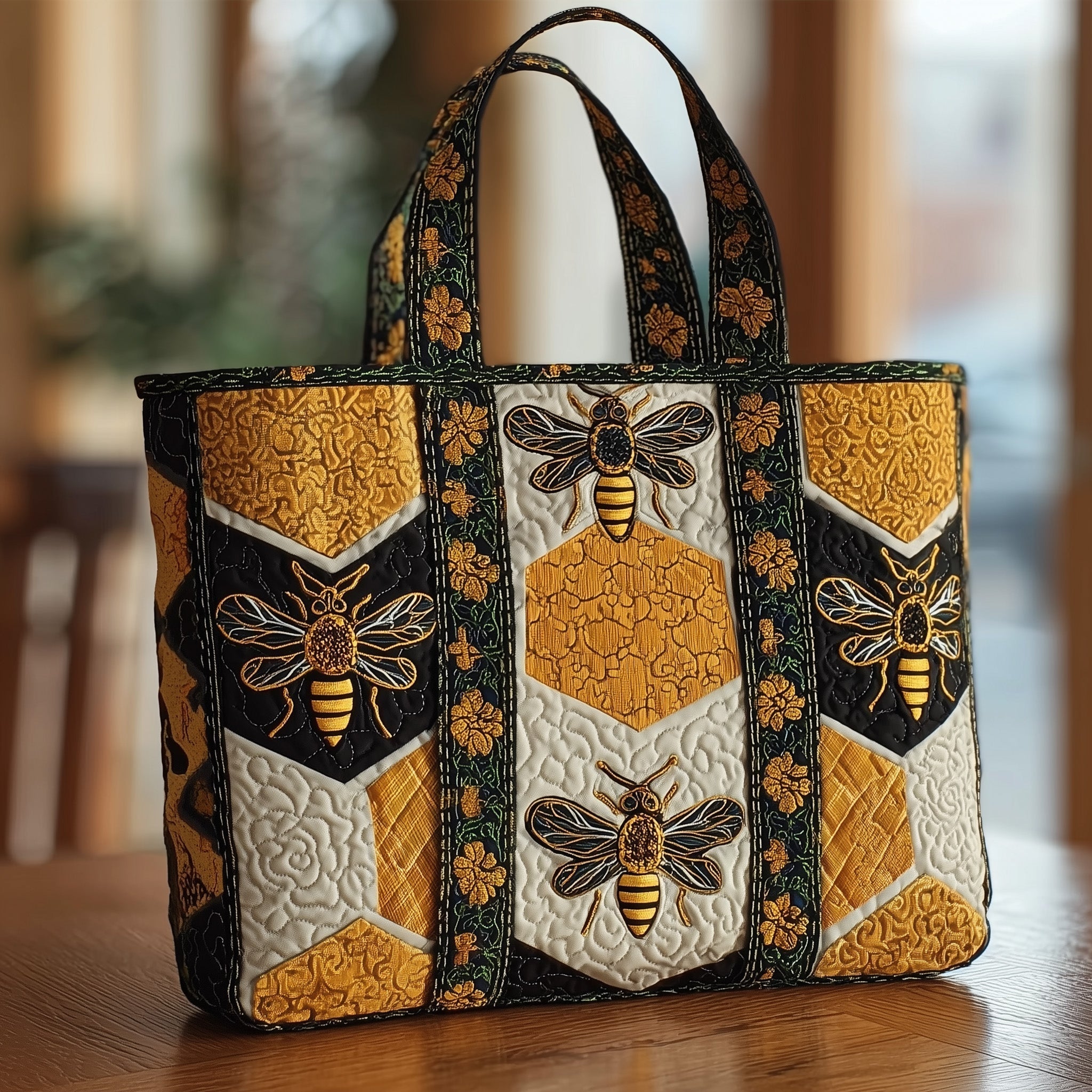 Bee Quilted Tote Bag GFTOMA1773