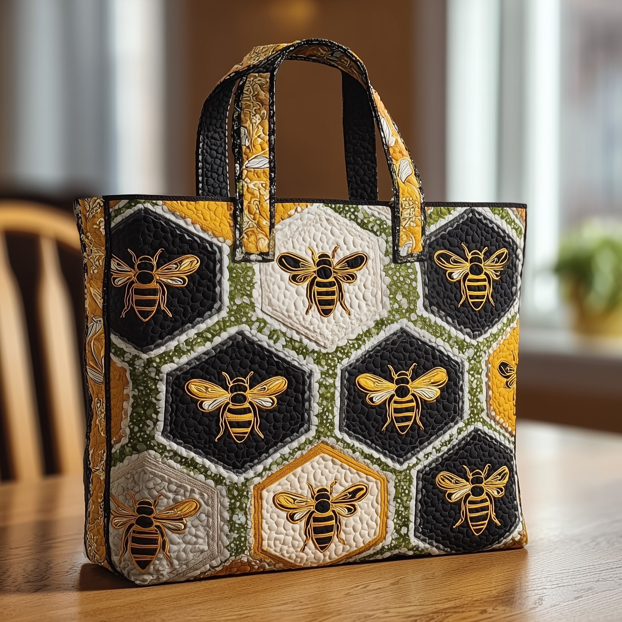Bee Quilted Tote Bag GFTOMA1779